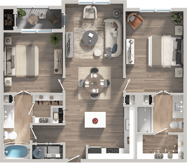 Ember - Renovated 2604 floor plan